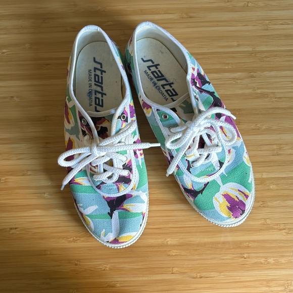 Startas floral print canvas sneakers - Picture 2 of 2